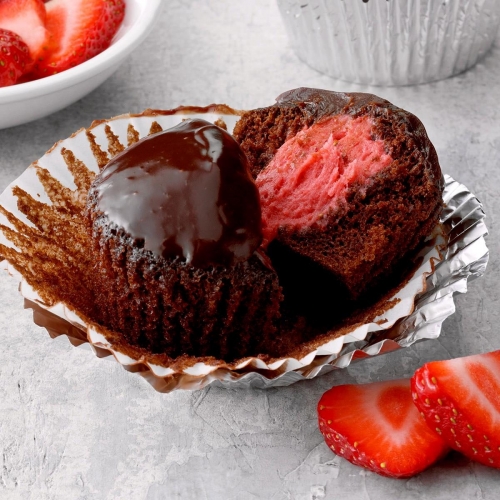 chocolate-cupcakes-with-strawberry-filling-recipe